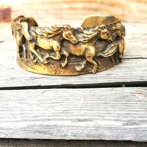 vintage horse bracelet